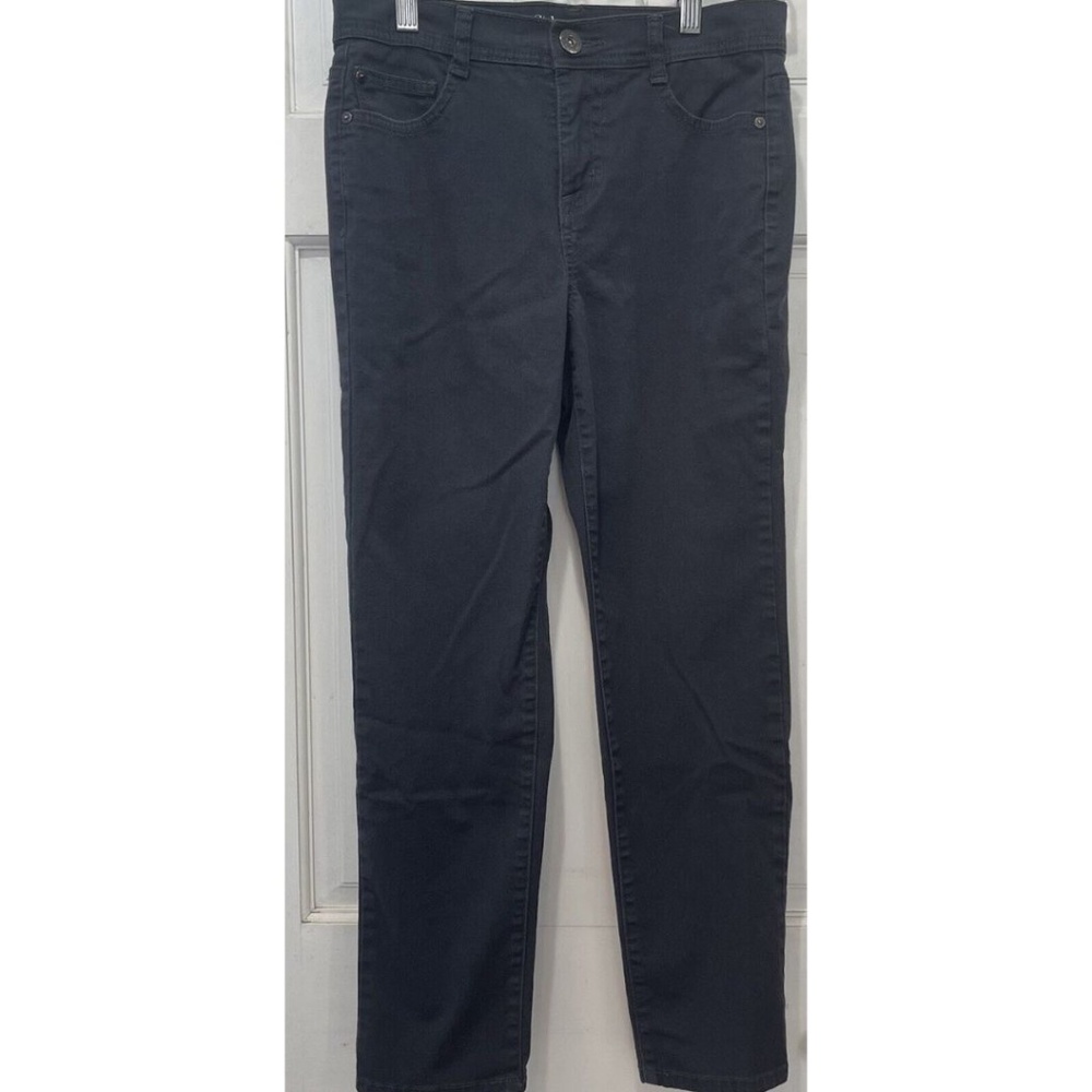 Style & Co Petite Tummy Control Slim Leg Gray Jeans Size 6PS